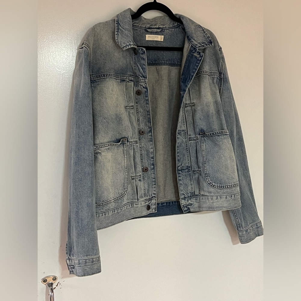 Allsaints denim jean jacket
